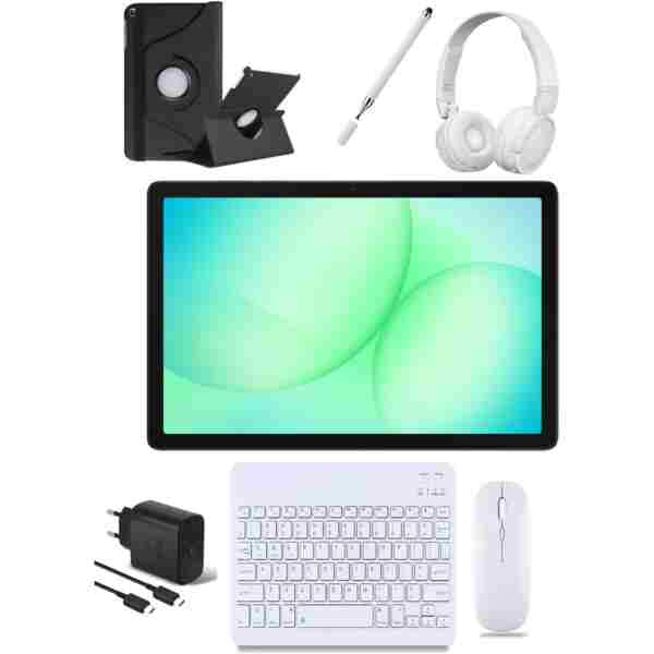 Samsung Galaxy Tab A11+ 11 inç 8gb 256gb tablet +kılıf+klavye+mouse+Şarj aleti+snopy wıreless kulaklık