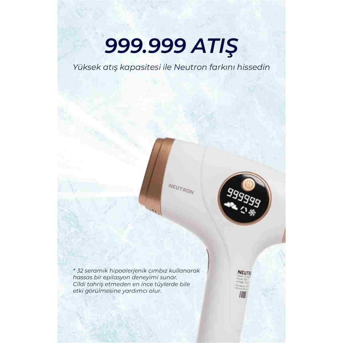 NEUTRON Viata IPL Epilasyon Cihazı - Görsel 9