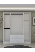 Metalia Smartline 4 Kapı 2 Çekmeceli Gardrop - Görsel 3