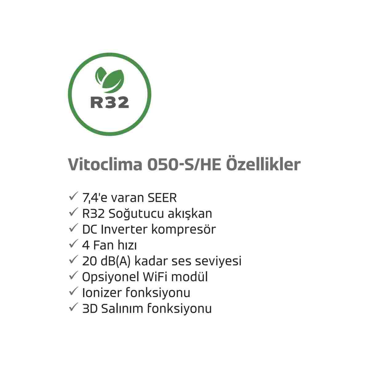 Viessmann Vitoclima 050 Pro+ 12.000 BTU İnverter Split Klima (Montaj Dahil) - Görsel 3