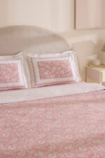 Karaca Home Celerina Pembe %100 Pamuk Çift Kişilik Fitted Nevresim Takımı - Görsel 7