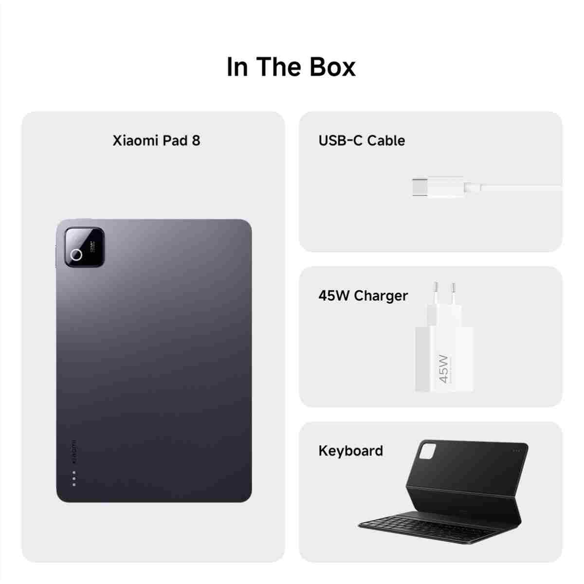 Pad 8 8GB 256 GB Gri (Xiaomi Türkiye Garantili) - Görsel 6