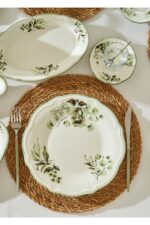 Bella Maison Julia Stoneware 26 Parça 6 Kişilik Kahvaltı Takımı Yeşil - Görsel 11