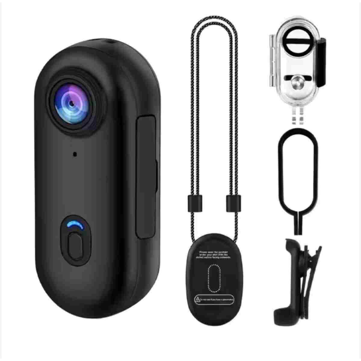 Serreha FaroxTech Mini Wifi Aksiyon Kamerası 1080P Taşınabilir Giyilebilir Video Kaydedici Su Geçirmez - Görsel 2