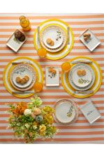 English Home Calypso Porselen Kahvaltı ve Sunum Seti 18 Parça 6 Kişilik Renkli - Görsel 5