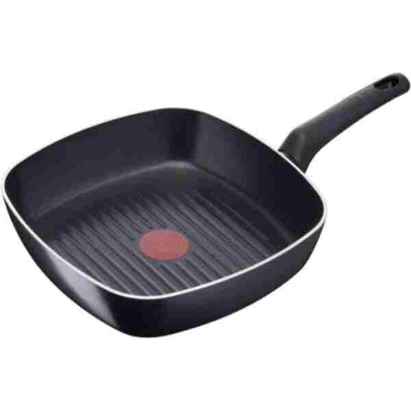 TEFAL Titanyum 1X SimpleCook 26 Cm Izgara Tava – Yapışmaz, Kolay Temizlenir, Her Ocağa Uygun