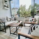 Kırlenta Krem Liva 2 1 1 Sehpa Balkon Takımı Bahçe Takımı Bahçe Mobilyası