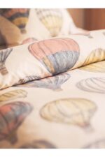 Tabu Home Cappadocia Balon Çarşafı Lastikli Krem Tek Kişilik Nevresim Takımı - Görsel 8