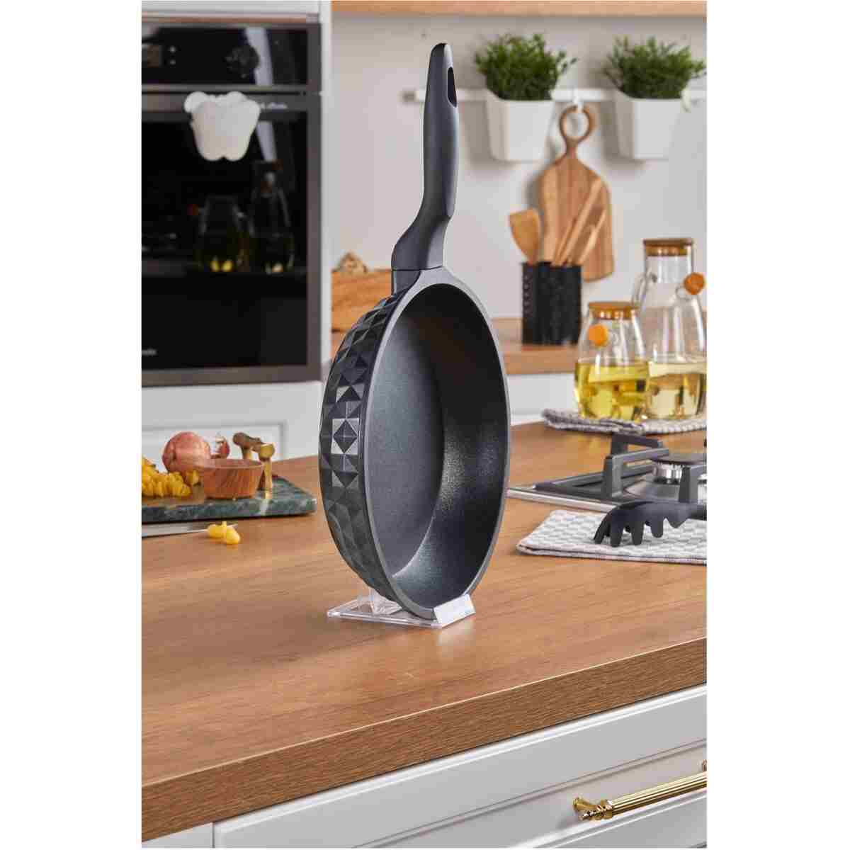 Taç Bella Döküm Tava 28 Cm Siyah - Görsel 3