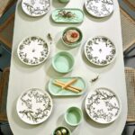 Kitchen Life 14 Parça 6 Kişilik Ivy Kahvaltı Takımı-Lüx Kahvaltılık Sunum Seti Tabağı