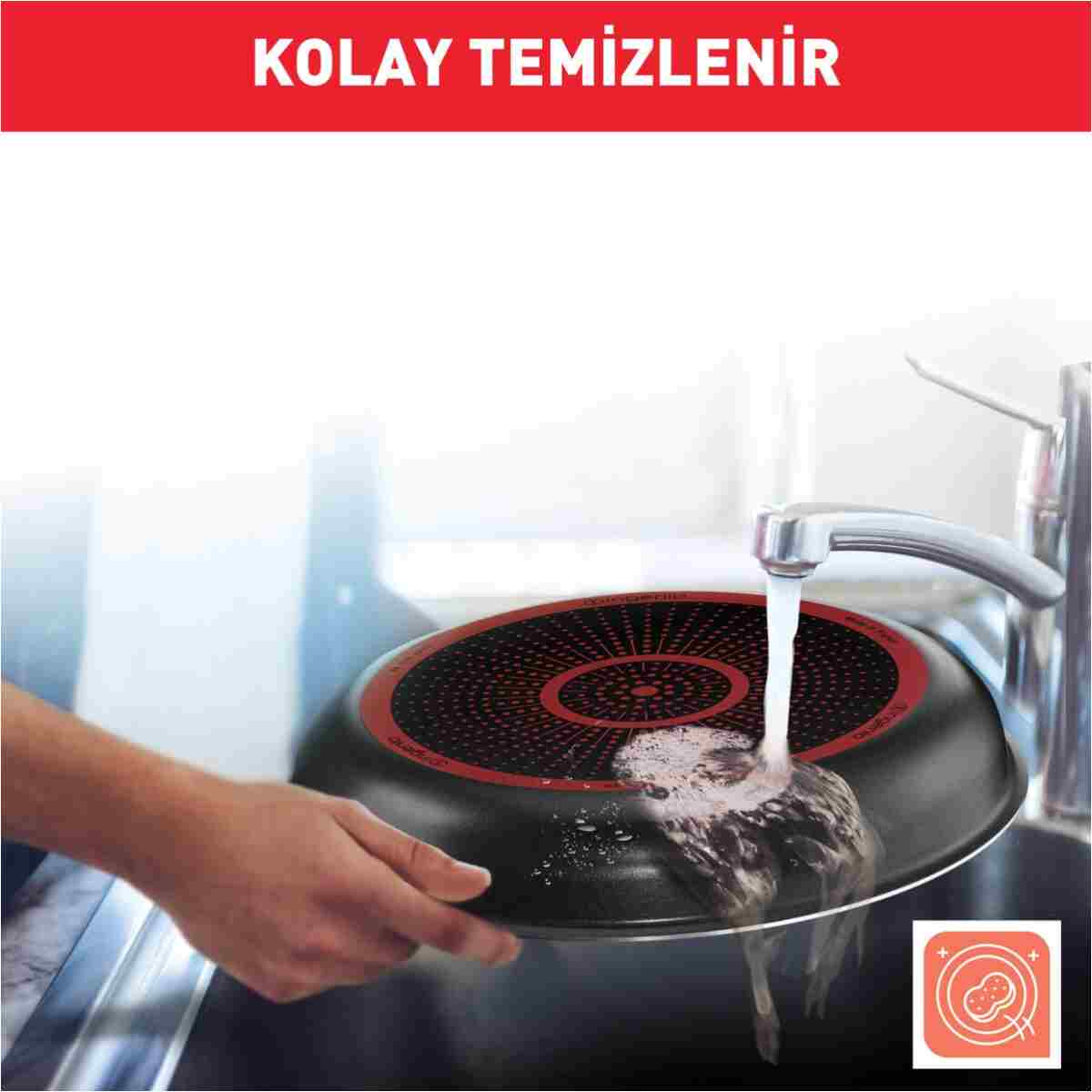 TEFAL Ingenio Excellence 6X Büyük Tava Tencere Seti - 12 Parça - Görsel 13