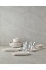 English Home Cloves Seramik Kahvaltı Takımı 32 parça 6 kişilik Pembe - Görsel 5