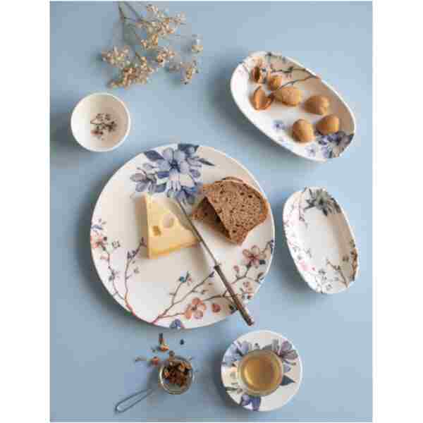 ChiChi HOME Sakura 26 Parça 6 Kişilik Çay Bardaklı Porselen Kahvaltı Seti