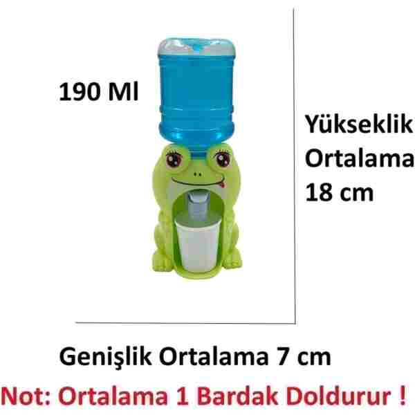 conforde Global Hayvan Figürlü Mini Su Sebili, Tanklı Içecek Sebili, Musluk Ve Bardaklı 190 ml Karışık Renk Ve Çeşit Gönderilmektedir