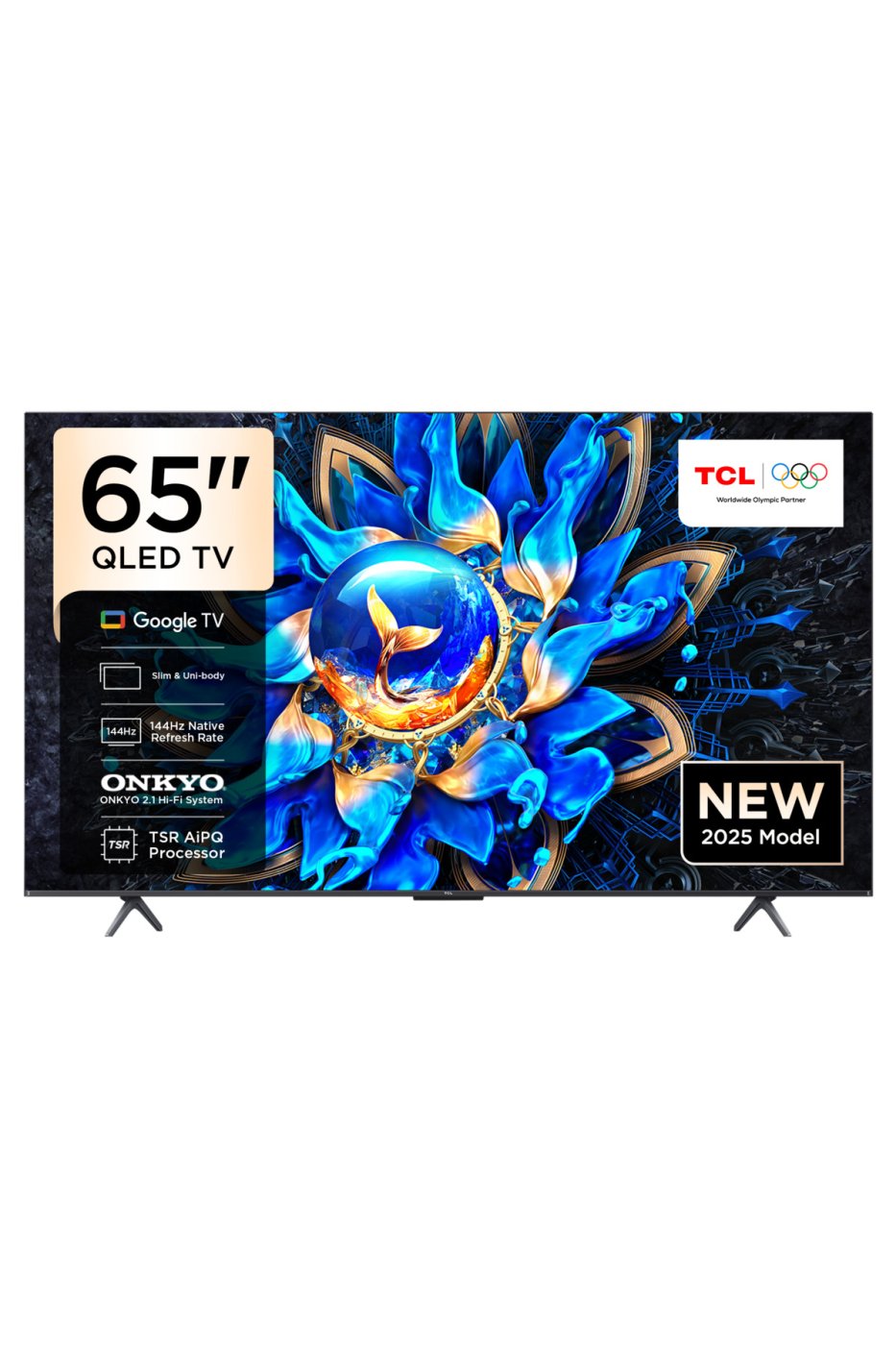 TCL 65T8C 65" 165 Ekran Uydu Alıcılı 4K Ultra HD Smart QLED Google TV