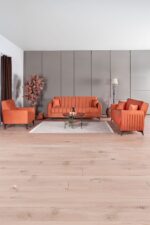 Kilim Mobilya Linda Koltuk Takımı 3 3 B Krem - Görsel 12