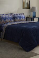 Karaca Home Vega Çift Kişilik Comfort Set Lacivert - Görsel 8