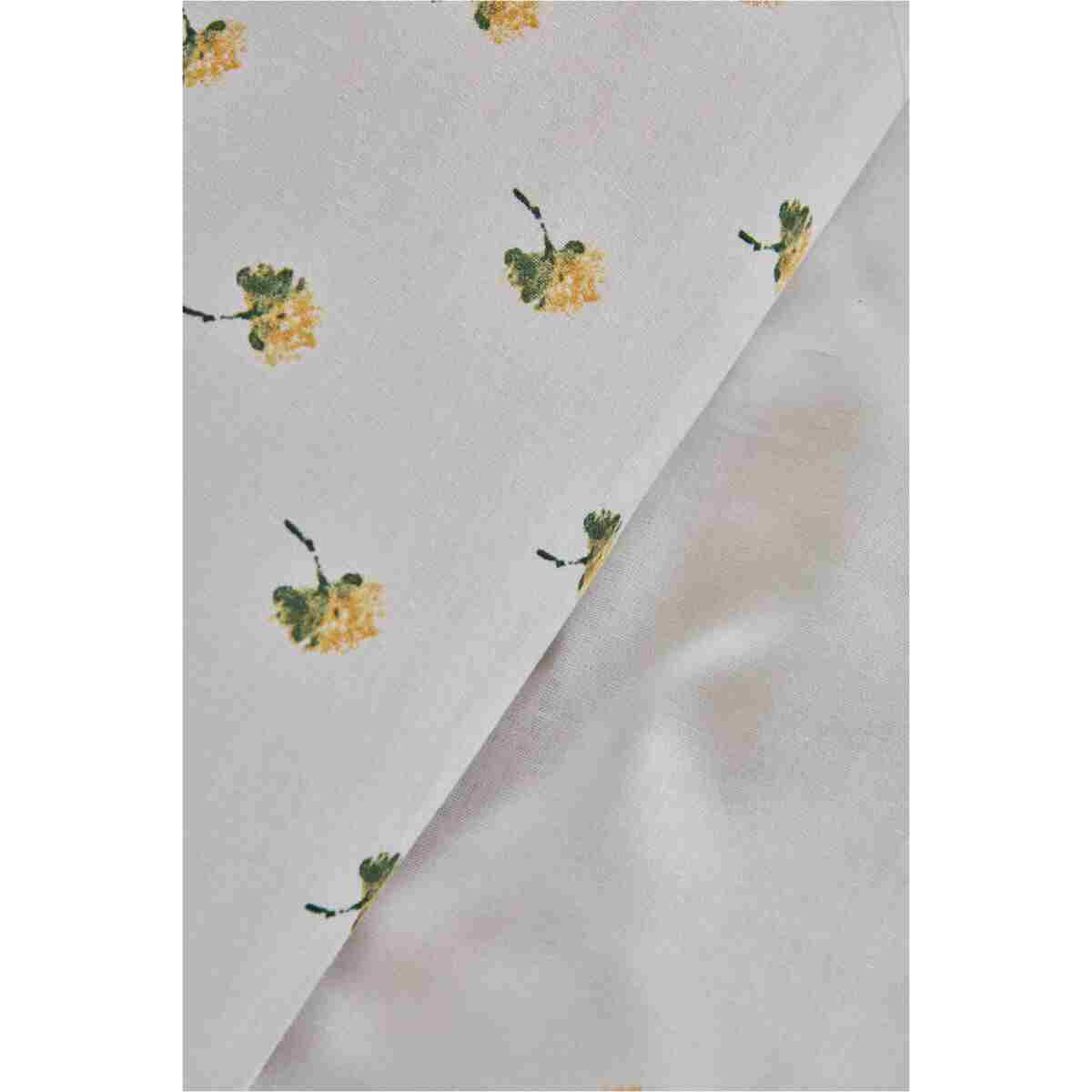 Karaca Home Herbal %100 Pamuk Çift Kişilik Nevresim Pike Set Beyaz - Görsel 6