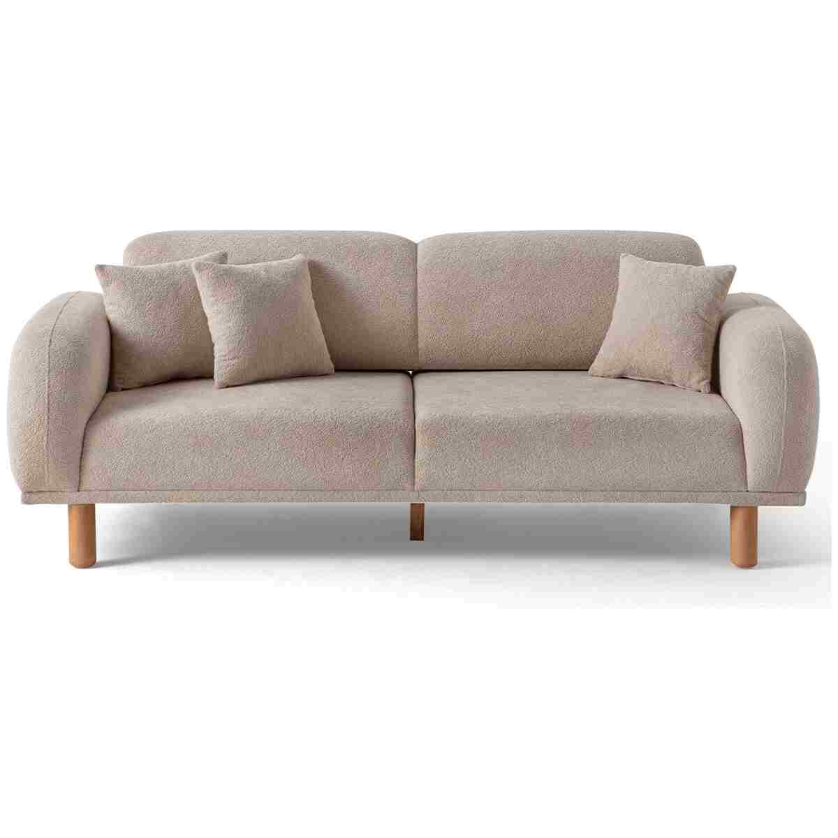 EDSY HOME Regnum Koltuk Takımı 3+3+1 Taş Renk - Görsel 6