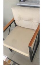 Kırlenta Krem Liva 2 1 1 Sehpa Balkon Takımı Bahçe Takımı Bahçe Mobilyası - Görsel 7