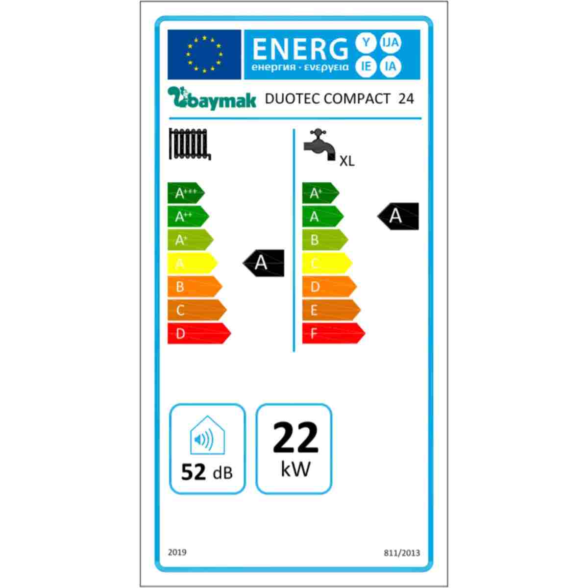 Baymak Duotec Compact 24/24 Kw (20.000 Kcal) Tam Yoğuşmalı Kombi - Görsel 7