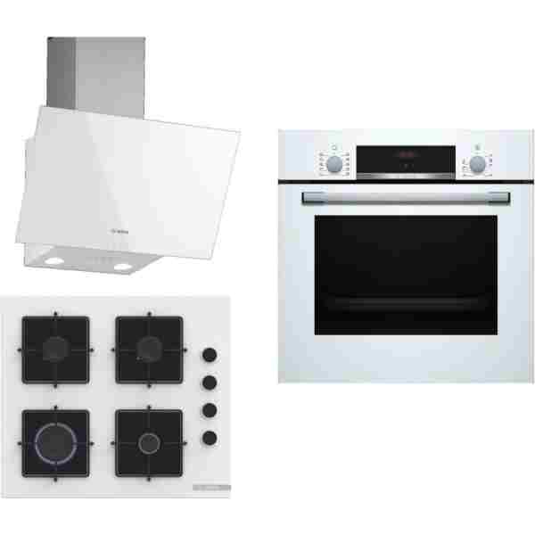 Bosch Beyaz 3 Lü Ankastre Set 298 ( Hbf512bw1t - Pop6c2p31o - Dwk63pj20t )