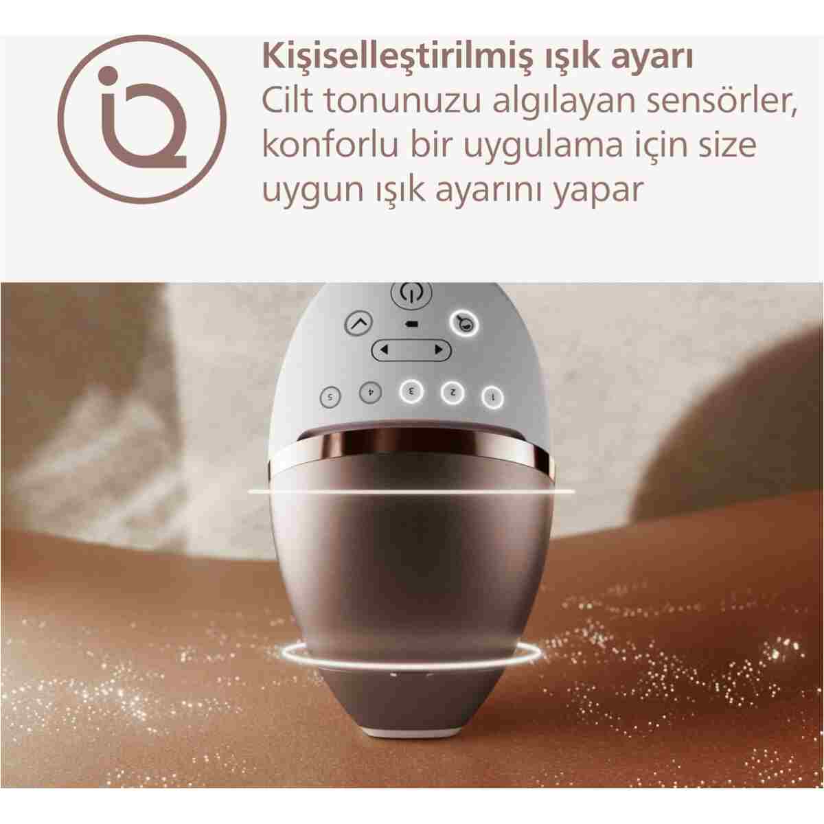 Philips Lumea 9900 Serisi BRI951/03 IPL Tüy Alma, SkinAI,Vücut,Yüz,Koltuk altı,Bikini,4 Başlık,Çanta - Görsel 12
