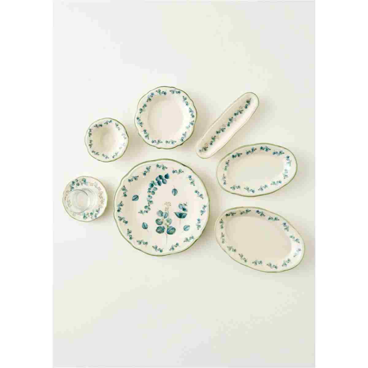 Bella Maison Ocaliptus Stoneware 26 Parça 6 Kişilik Kahvaltı Takımı Yeşil - Görsel 14