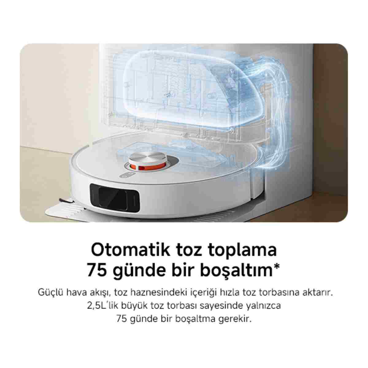 Xiaomi Robot Vacuum X20 Pro Akıllı Robot Süpürge + Mop (Türkiye Garantili) - Görsel 4