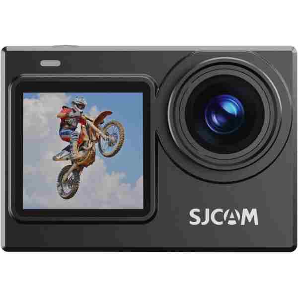 SJCAM Sj6 Pro Wifi 4k60 Uhd 24mp 165° Geniş Açı 1000mah 2”/1.3” Çift Ekranlı Aksiyon Kamerası Siyah