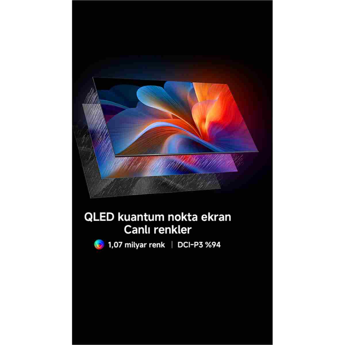 Xiaomi TV A Pro 55 2026 - 55" 140 4K Ultra HD QLED Google Smart 120Hz Game Boost Uydu Alıcılı TV - Görsel 6