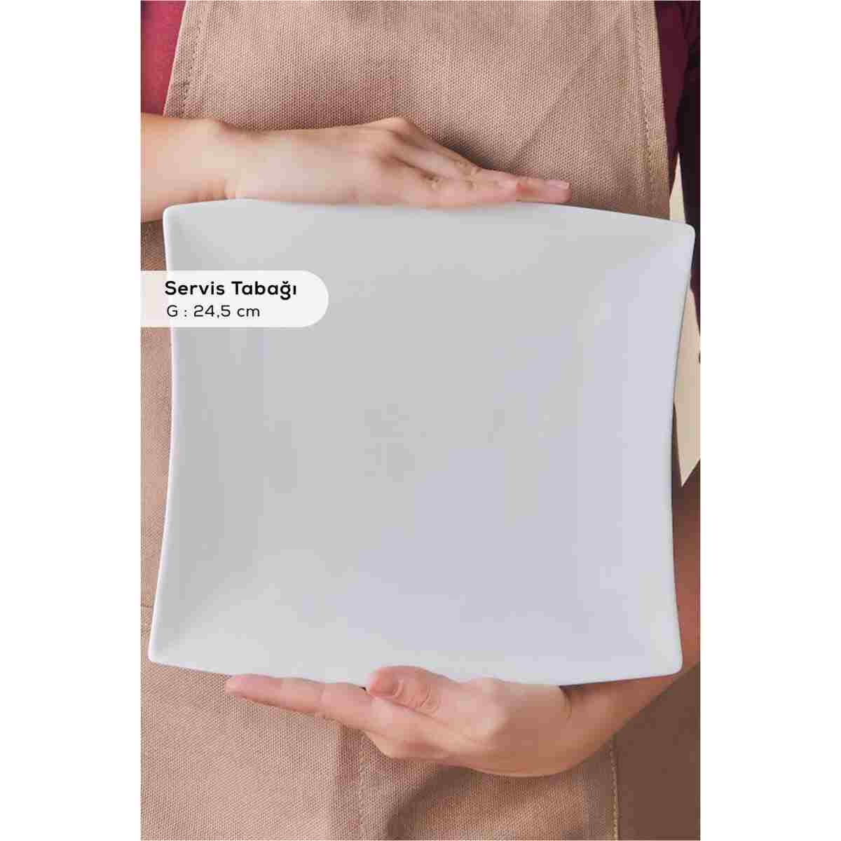 Karaca Forever Bone Perfect White 32 Parça 6 Kişilik Kahvaltı Takımı - Görsel 6