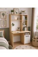 Afilli Ildır Çocuk Odası Takımı Tamamı Mdf Flora Beyaz Aynalı - Görsel 11