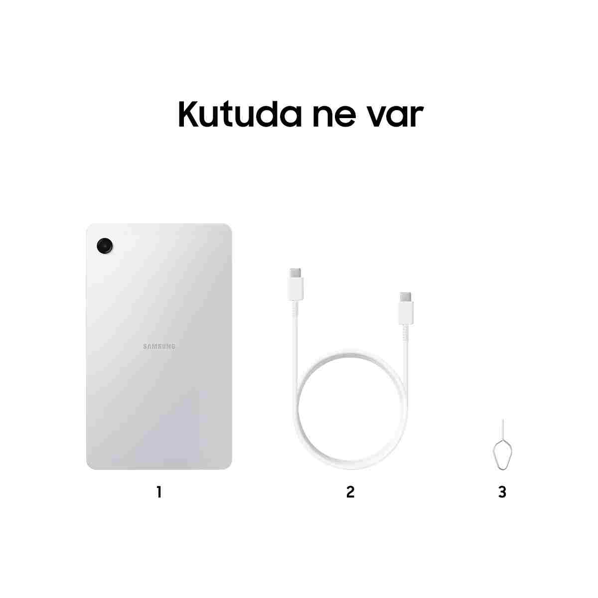 Samsung Galaxy Tab A11 4GB 64GB Gümüş Tablet - Görsel 7