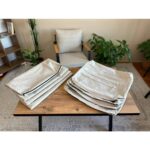 Green Garden Bahçe Balkon Mobilyası Minder Kılıfı Takımı 55*60 Ölçülerinde 4 Adet Alt Oturum 4adet Sırt Kırlent