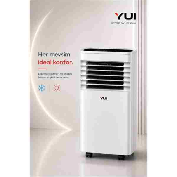 Yui HC7000 7000 BTU Soğutmalı & 6140 BTU Isıtma Portatif Klima (Uzaktan Kumandalı)