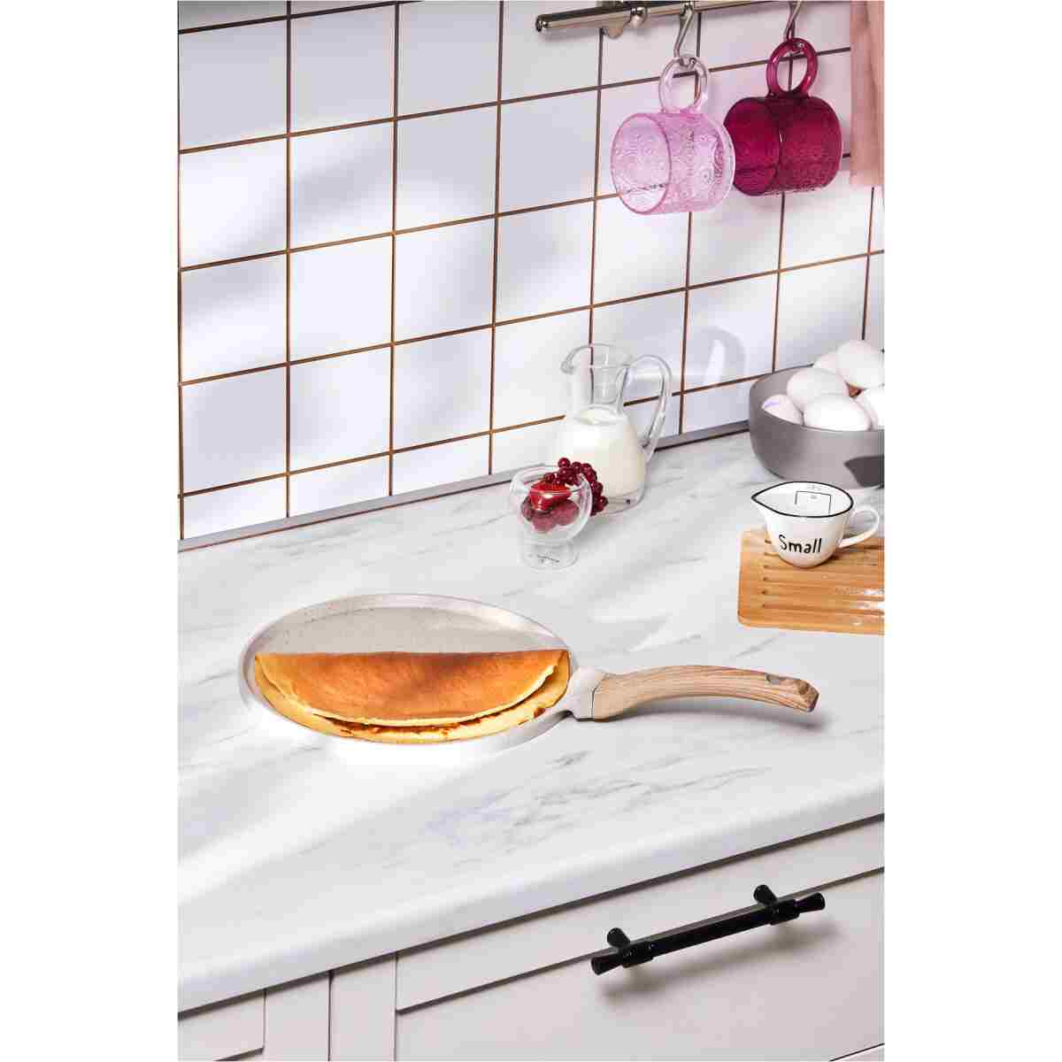 Karaca Mutfaksever Biogranit Döküm Krep Tava 26 Cm - Görsel 6