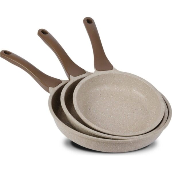ThermoAD 3'lü Tava Seti Vizon - 20 Cm 24 Cm 28 Cm