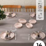 Emsan Cozy 14 Parça 6 Kişilik Kahvaltı Takımı Pembe