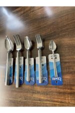 ENASHOP 30 Parça 6 Kişilik Paslanmaz Çelik Çatal Kaşık Takımı 1. Kalite Cemre - Görsel 2