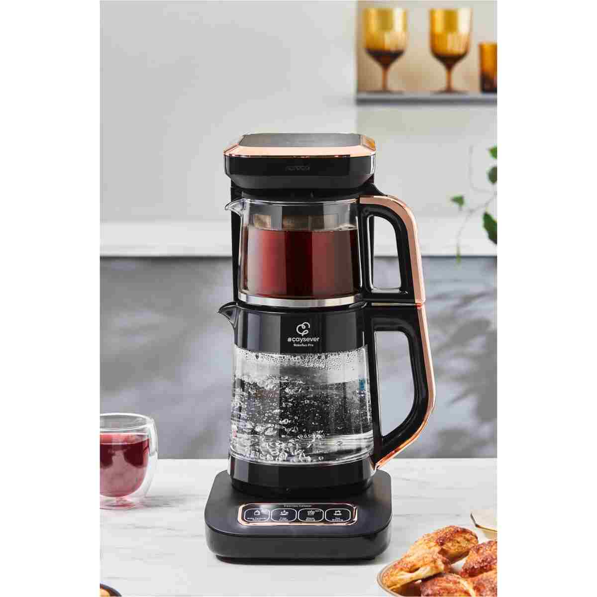 Karaca Robotea Pro 4 in 1 Konuşan Cam Çay Makinesi Starlight - Görsel 12