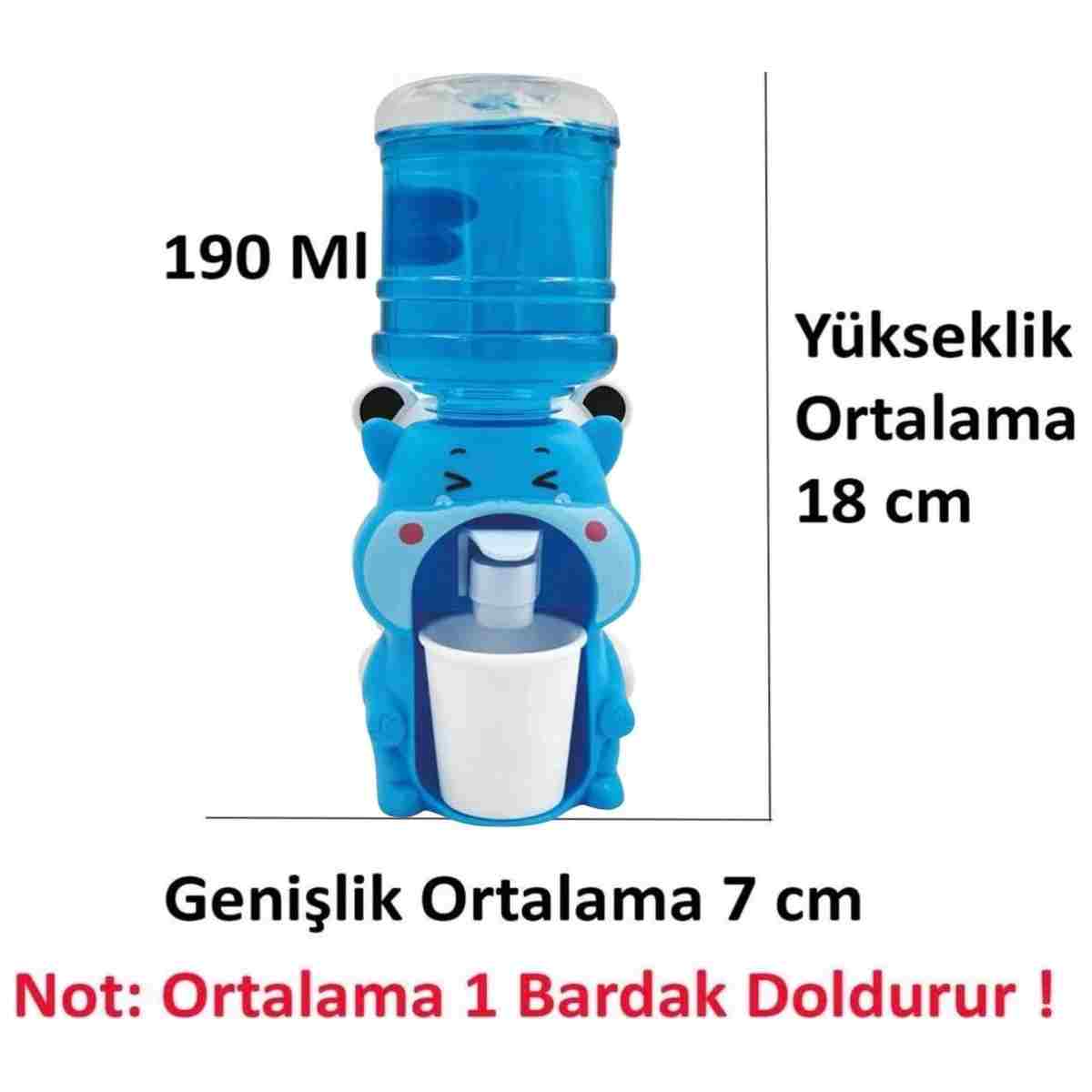 TOYJOY Global Hayvan Figürlü Oyuncak Mini Su Sebili, Tanklı Içecek Sebili, Musluk Ve Standlı, 190 ml Masaüstü Karışık Renk Ve Çeşit Gönderilmektedir - Görsel 3