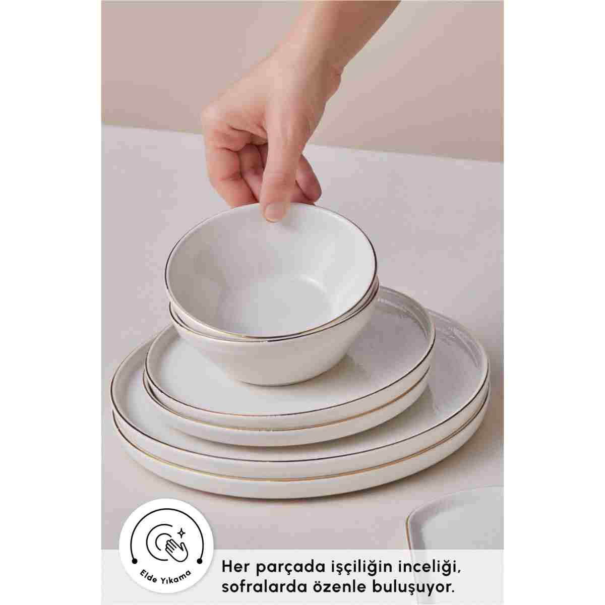 Karaca Soft 8 Parça 2 Kişilik Yemek Takımı - Görsel 13