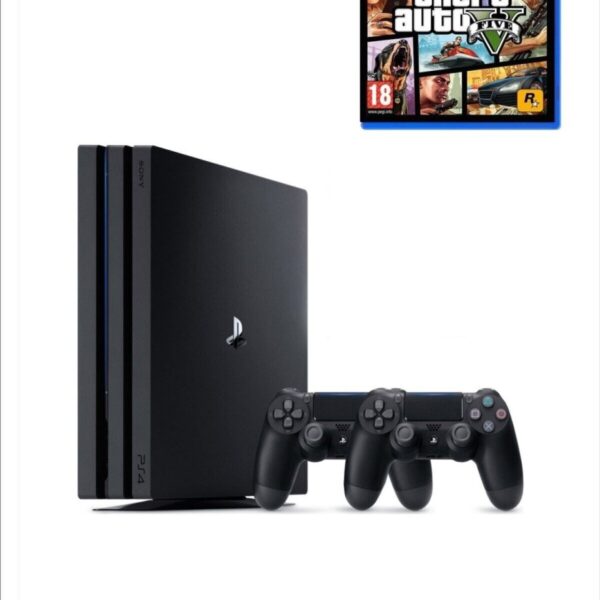 Microsoft Studio Playstation 4 Pro 1 Tb (yenilenmiş) + 2. Ps4 Kol + Gta 5 Dahil 16 Dijital Oyun Hediyeli