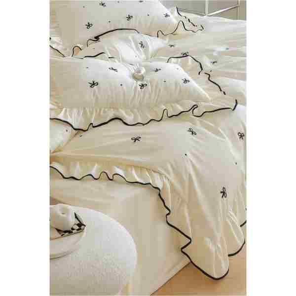 Uçkan home Soft elegance çift kişilik nevresim seti %100 pamuk