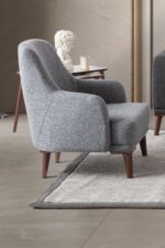 EDSY HOME Regnar 3+3+1+1 Koltuk Takımı Antrasit - Görsel 5