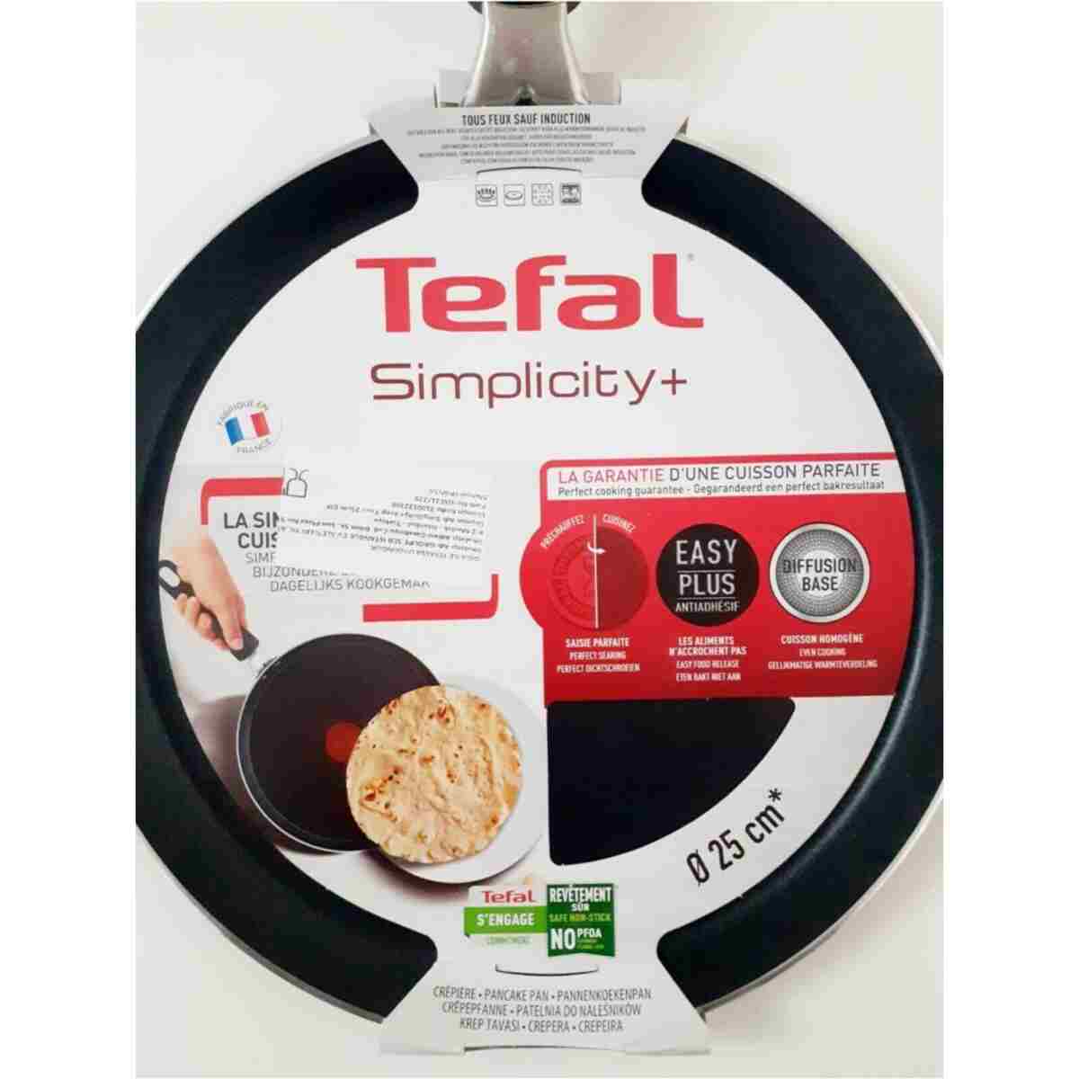 TEFAL Simplicity+ 25 Cm Krep Tavası - Görsel 4
