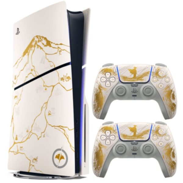 Sony Playstation 5 Slim Oyun Konsolu Ghost of Yotei + 2.kol Yotei(İthalatçı Garantili)