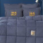 Karaca Home Motto Cotton Comfort Çift Kişilik Indigo