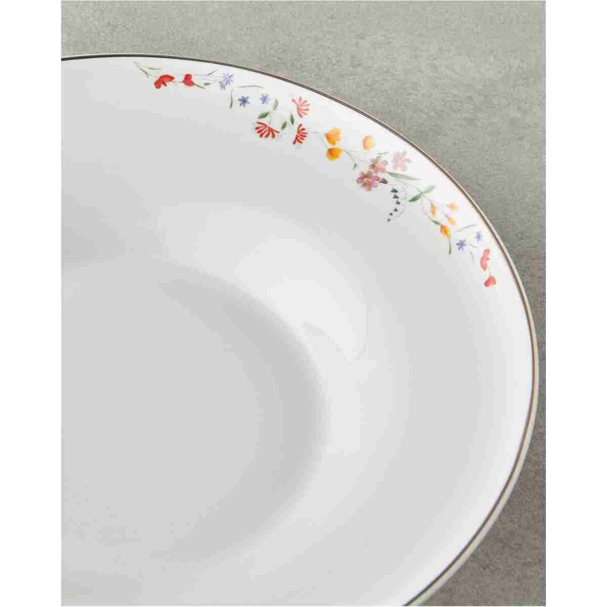 English Home Floral Symphony Bone Porselen Yemek Takımı 24 Parça 6 Kişilik Renkli - Görsel 5